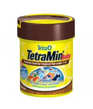 Тетра Мин Бейби 66 мл - основной корм обогащенный протеином для мальков до 1 см