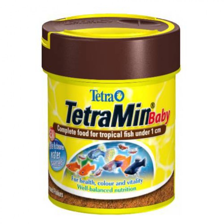 Тетра Мин Бейби 66 мл - основной корм обогащенный протеином для мальков до 1 см