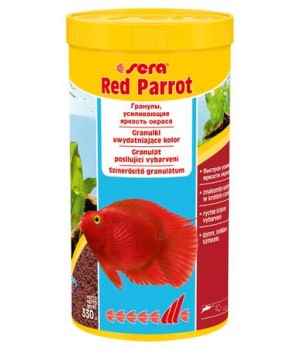 Корм Сера Рэд Паррот 1000 мл - основной корм для тригибридных попугаев в виде гранул