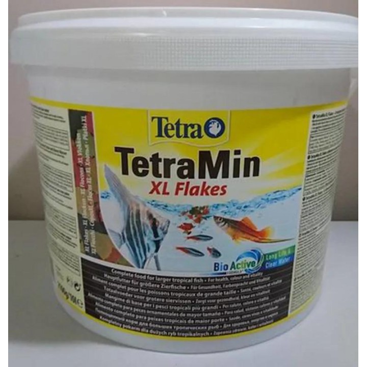 Тетра Мин XL флекес 3,6 л - основной корм для всех видов рыб в виде больших хлопьев