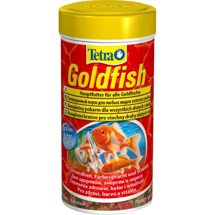 Тетра Голдфиш 250 мл - питательные хлопья для всех видов золотых рыб