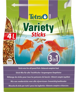 Корм для прудовых рыб Tetra Pond Variety Sticks 4л/600гр смесь палочки