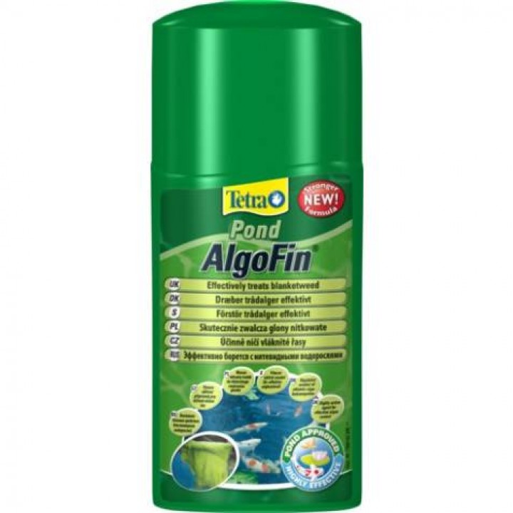 Тетра Понд АльгоФин 500 мл - препарат для борьбы с нитевидными водорослями в пруду