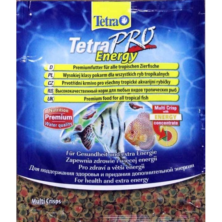 Тетра Про Энерджи 12 гр- высококачественный корм с питательными веществами в виде чипсов
