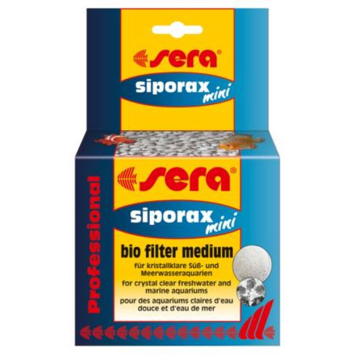 sera siporax mini наполнитель для фильтров биологический 130 г