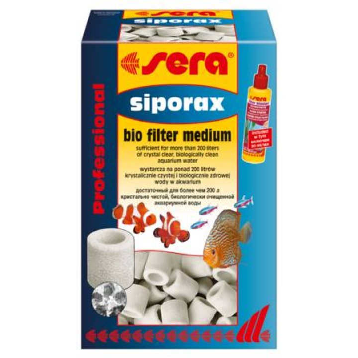 sera siporax - наполнитель для фильтров биологический 1000 мл