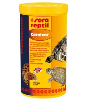 Корм Сера Reptil Professional Carnivor 1000 мл - основной корм для плотоядных рептилий