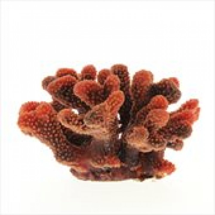 Декор из силикона Коралл красный мягкий 24*21*13,5 см