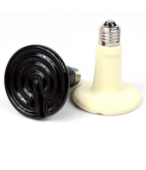 Лампа керамическая (черная) Nomoy Pet Normal ceramic lamp Black 7х10см 220В E27 25Вт