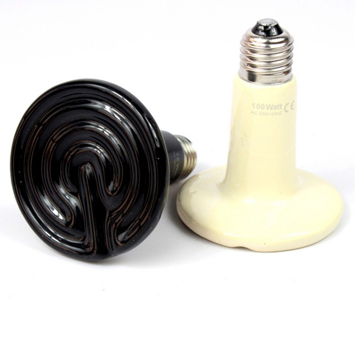 Лампа керамическая (черная) Nomoy Pet Normal ceramic lamp Black 7х10см 220В E27 50Вт