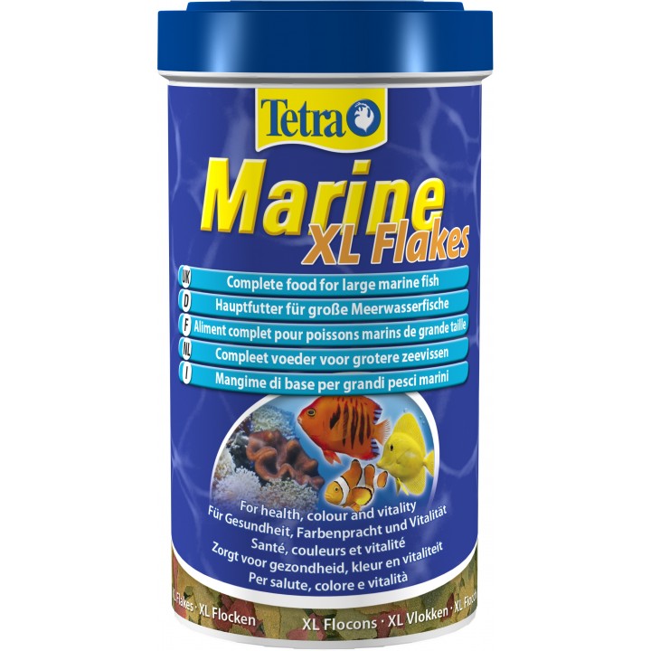 Корм для морских рыб Tetra Marine XL Flakes 500мл крупные хлопья