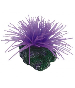 Декор из силикона "Коралл мягкий" (фиолетовый) 10*9.5*9см