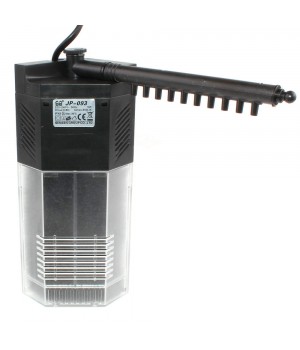 Фильтр внутренний угловой с поворотной дождев. флейтой и регулятором потока, 5W (450л/ч,акв. 60-120л