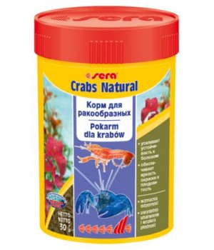 Корм Сера Crabs Natural 100 мл - основной корм для раков и крабов