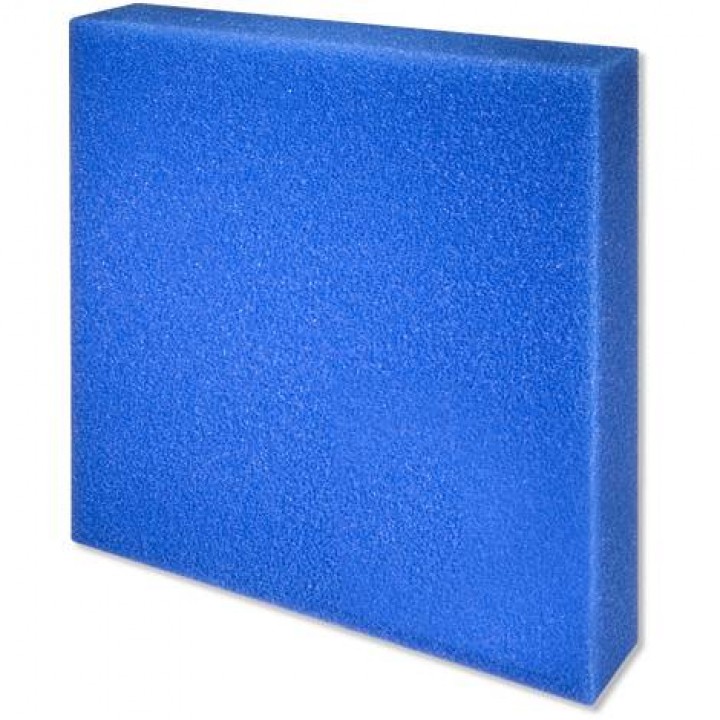 Губка фильтрующая пенополиуритановая 50х500х500мм PPI 20 синяя